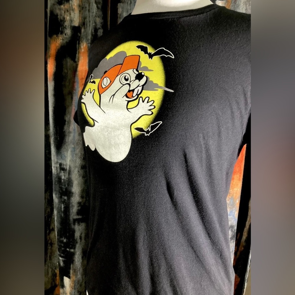 Buc-ees Halloween Boo Yah Graphic T-shirt | Unisex Youth Large - Picture 7 of 10